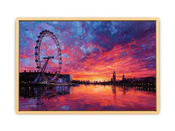 London Eye Sunset
