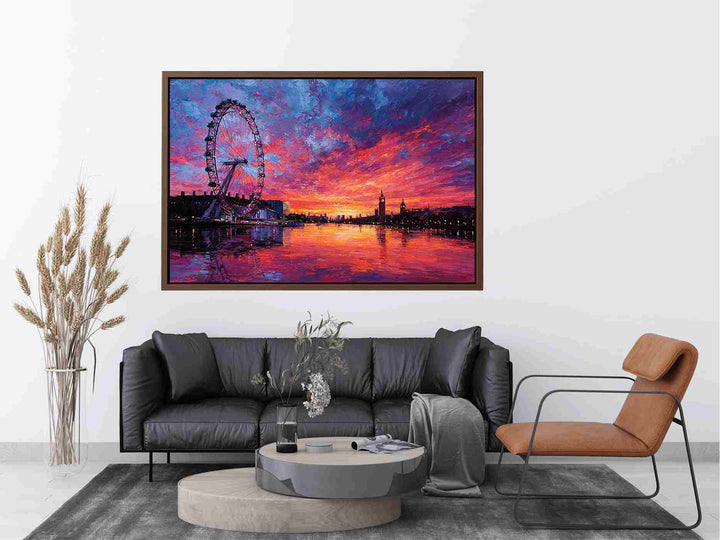 London Eye Sunset