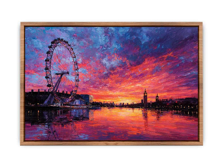 London Eye Sunset