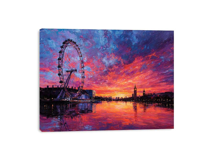 London Eye Sunset