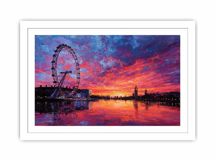 London Eye Sunset