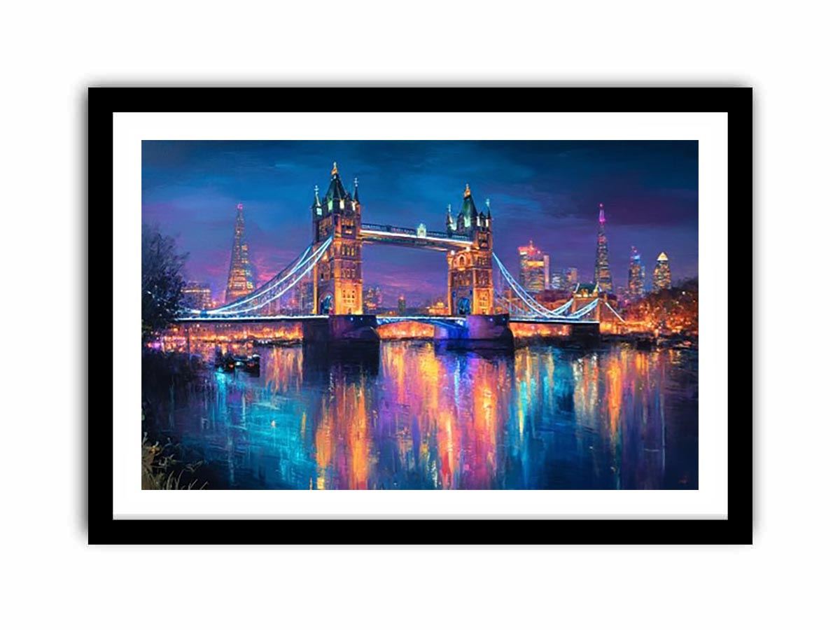 London Illuminated at Night
