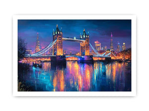 London Illuminated at Night