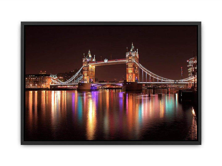 Iconic  londo  tower Bridge Illuminated at Night