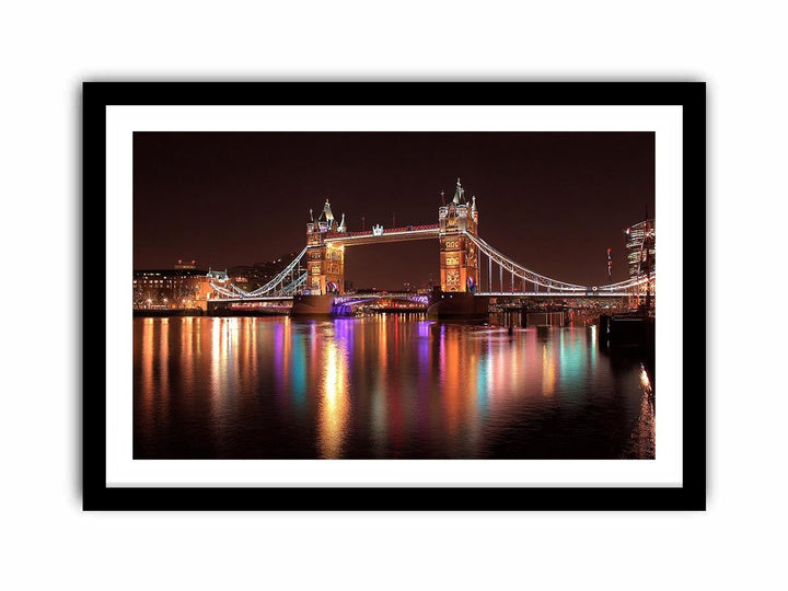 Iconic  londo  tower Bridge Illuminated at Night