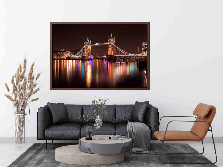 Iconic  londo  tower Bridge Illuminated at Night