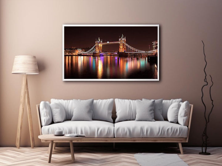 Iconic  londo  tower Bridge Illuminated at Night