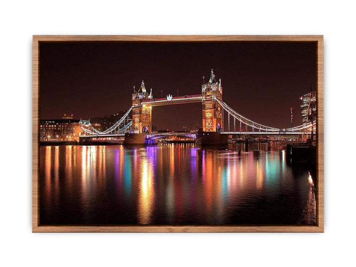 Iconic  londo  tower Bridge Illuminated at Night