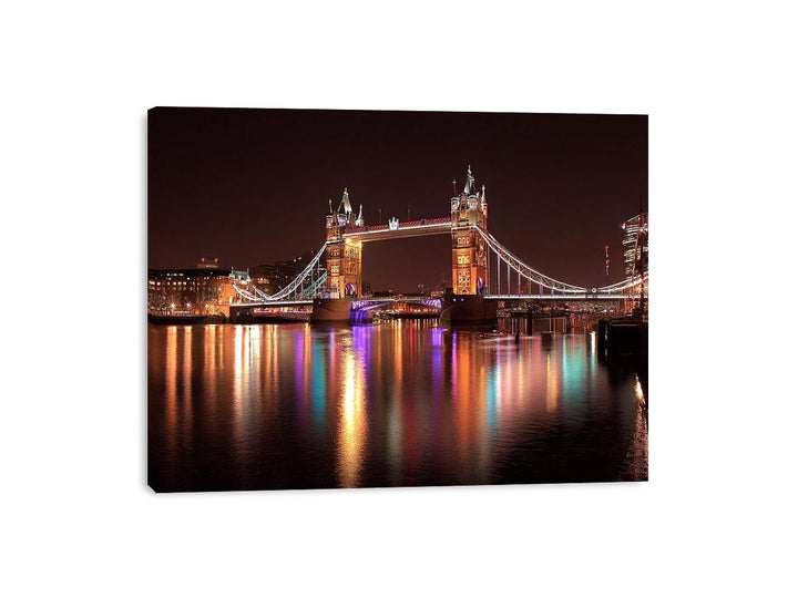 Iconic  londo  tower Bridge Illuminated at Night