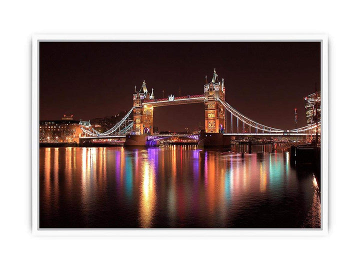 Iconic  londo  tower Bridge Illuminated at Night