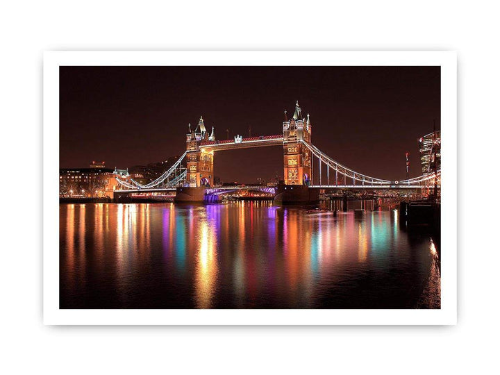 Iconic  londo  tower Bridge Illuminated at Night