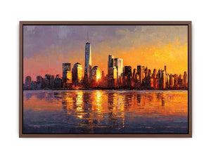 Manhattan Skyline Sunset