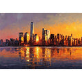 Manhattan Skyline Sunset