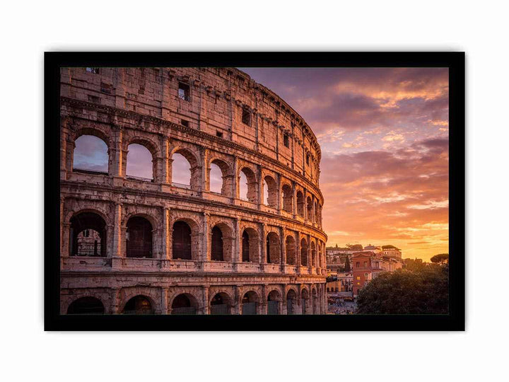 Rome Colosseum Sunset