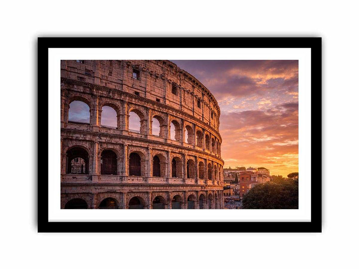 Rome Colosseum Sunset