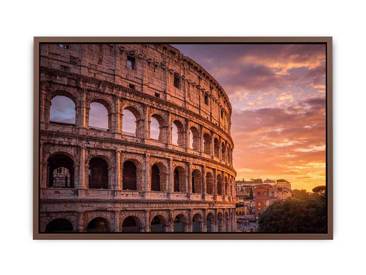 Rome Colosseum Sunset