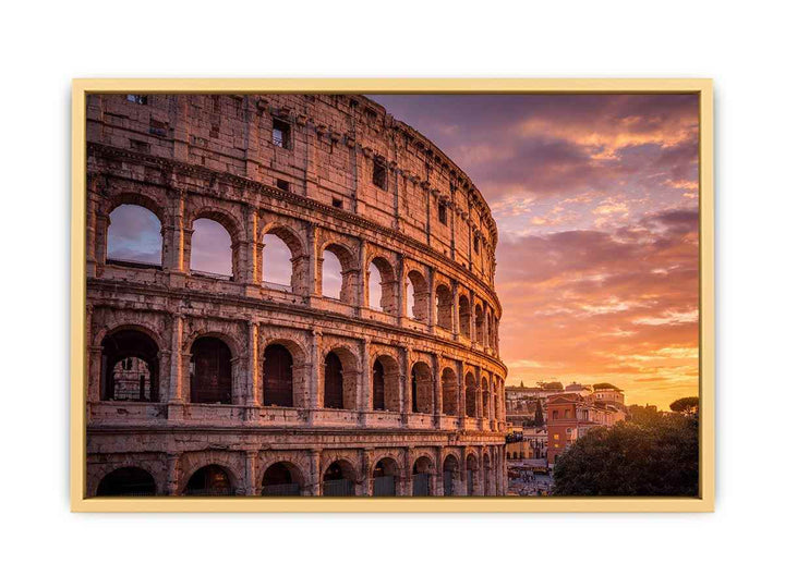 Rome Colosseum Sunset