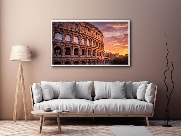 Rome Colosseum Sunset