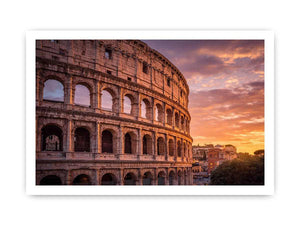 Rome Colosseum Sunset