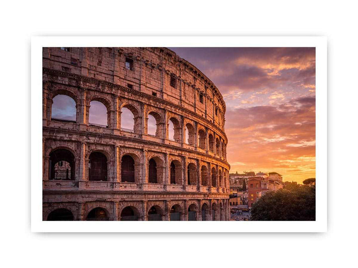 Rome Colosseum Sunset