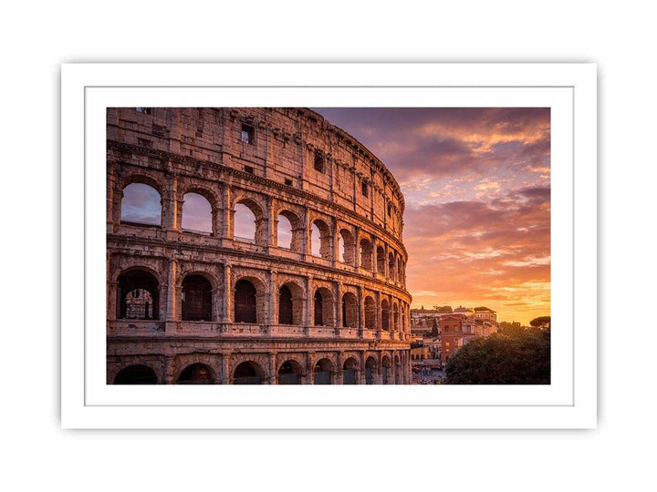 Rome Colosseum Sunset