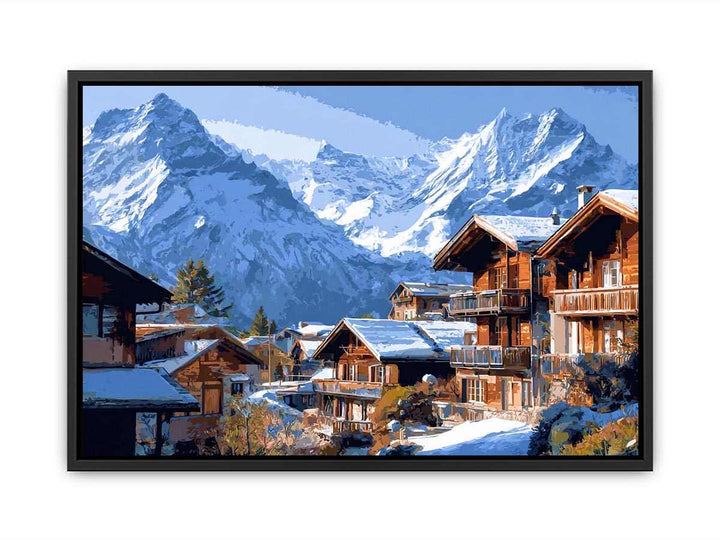 Swiss Alps Village Charm