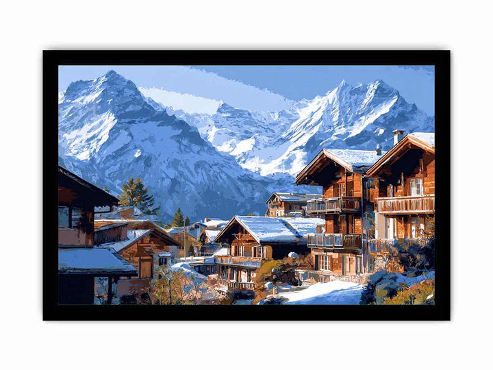Swiss Alps Village Charm