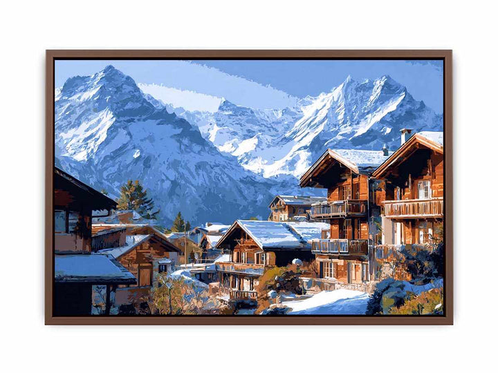 Swiss Alps Village Charm