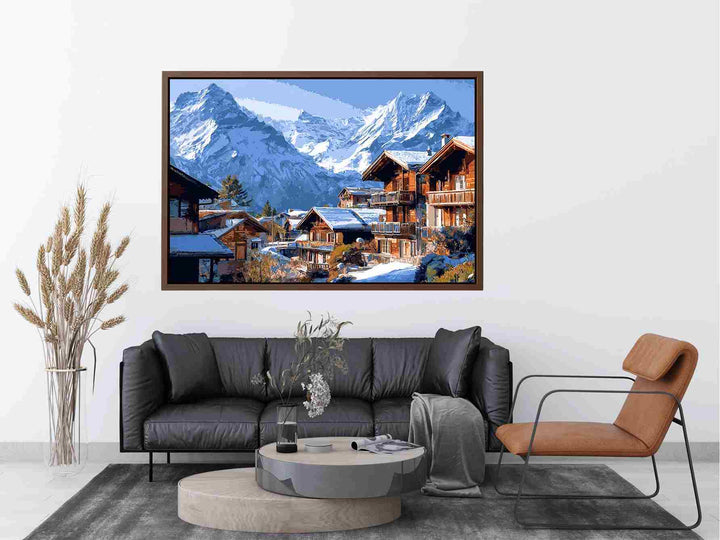 Swiss Alps Village Charm