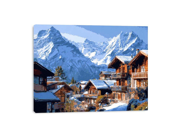 Swiss Alps Village Charm