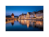 Lucerne Bridge Reflections artwork preview