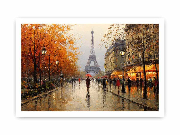 Eiffel Tower Cityscape
