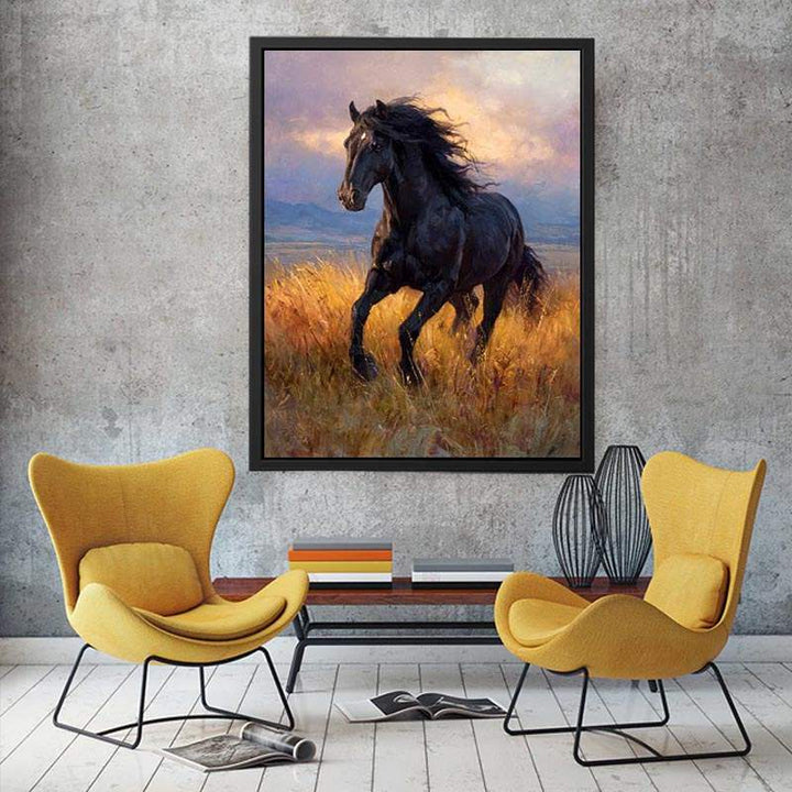 Black  horse