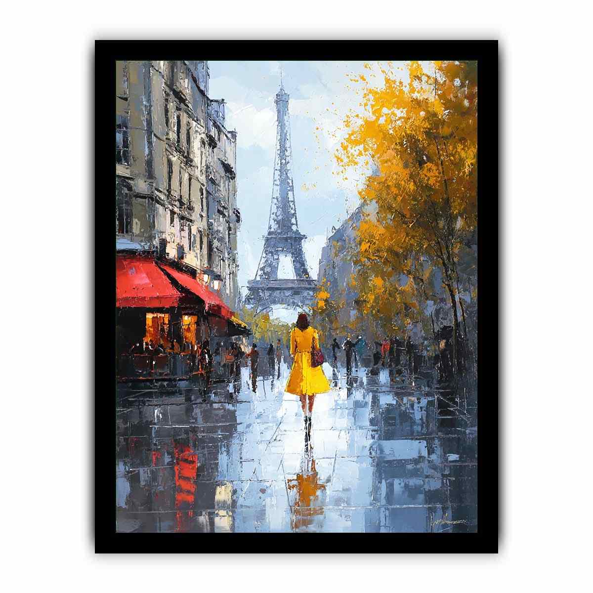 Elegant Walk in Paris