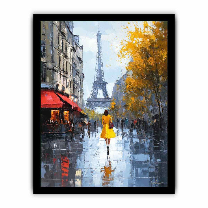 Elegant Walk in Paris
