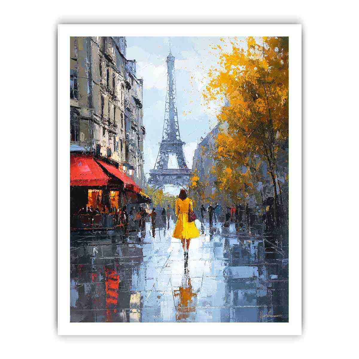 Elegant Walk in Paris