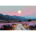 Moonlit Lavender Fields