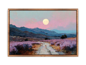 Moonlit Lavender Fields