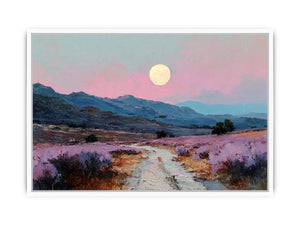 Moonlit Lavender Fields