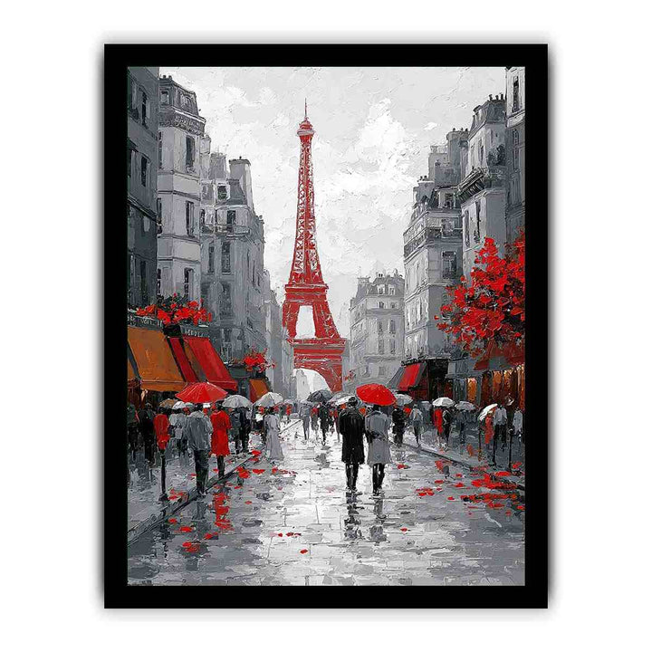 Abstract Paris Romance