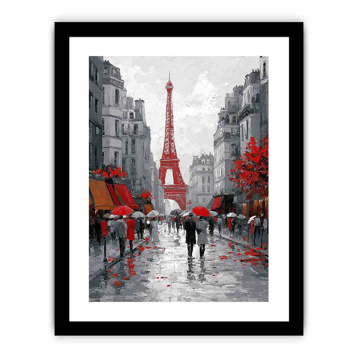 Abstract Paris Romance