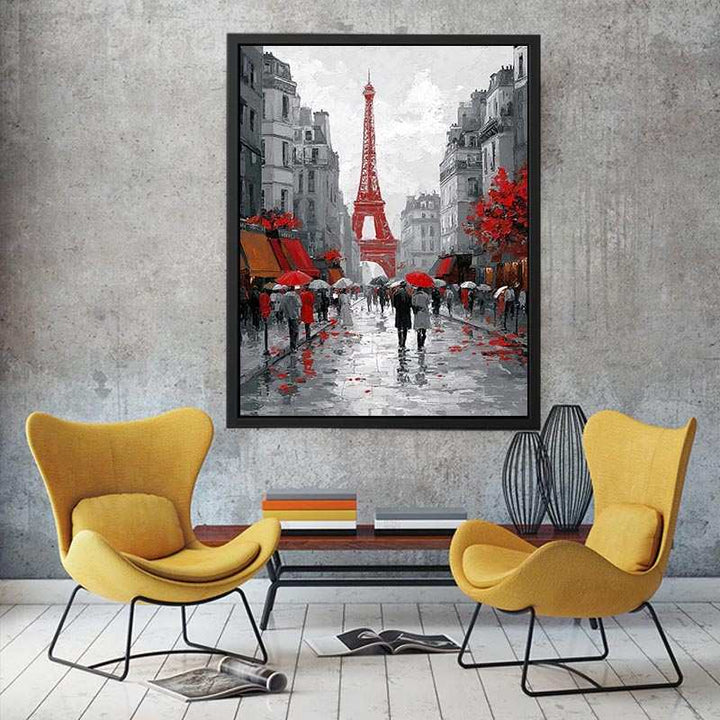 Abstract Paris Romance
