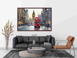 Watercolor London Cityscape