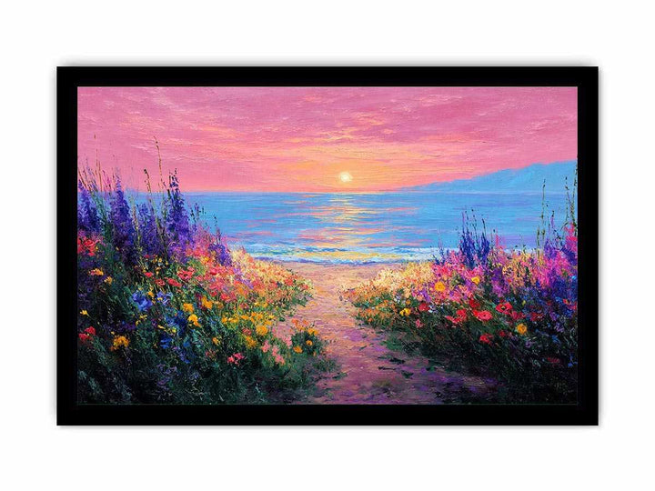 Ocean Bloom Sunset
