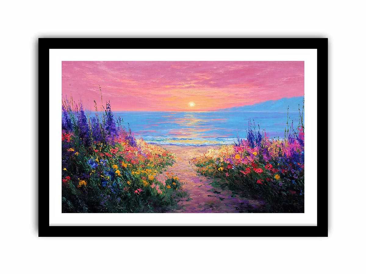 Ocean Bloom Sunset