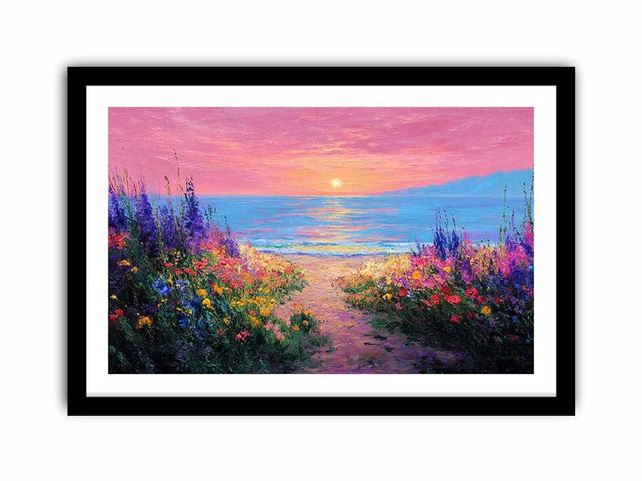 Ocean Bloom Sunset