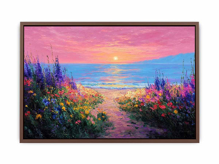 Ocean Bloom Sunset