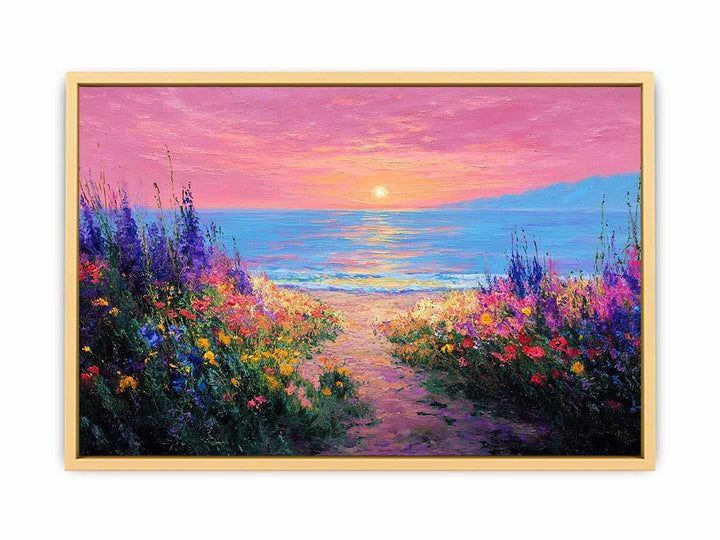 Ocean Bloom Sunset