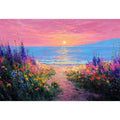 Ocean Bloom Sunset