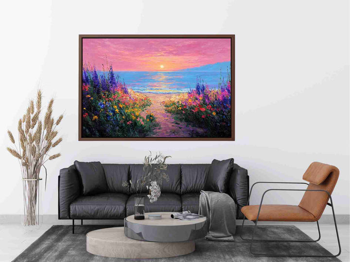 Ocean Bloom Sunset